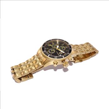 Lechateau Watches - Chronograph Epson VR33 Muscle Mov't, Stainless Steel Case and Band ,  CG17733BK Retail at (MSRP:$1,475.00)
