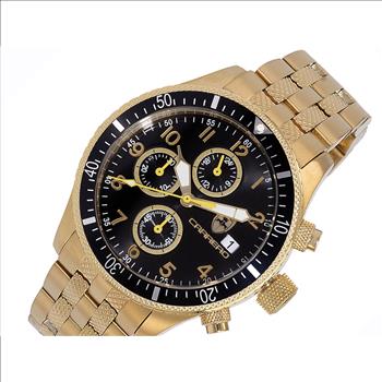 Lechateau Watches - Chronograph Epson VR33 Muscle Mov't, Stainless Steel Case and Band ,  CG17733BK Retail at (MSRP:$1,475.00)