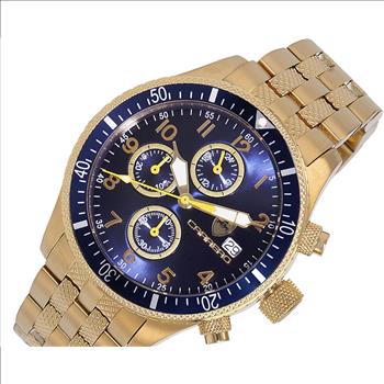 Lechateau Watches - Chronograph Epson VR33 Muscle Movt, Stainless Steel Case and Band,Retail at (MSRP:$1,475.00)