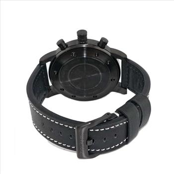 Lechateau Watches Men's Chronograph Mov't. Date Dial, RG0001-IPBK-BKS RETAIL AT (MSRP: $ 794.00)