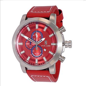 Lechateau Watches Men's Chronograph Mov't. Date Dial, RG0001M-SS  RETAIL AT (MSRP: $ 794.00)