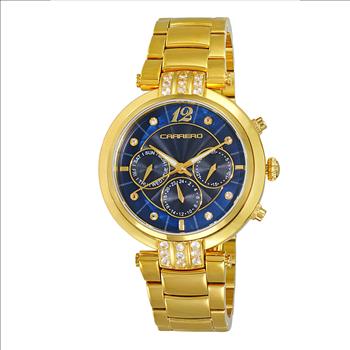 Lechateau Watches  Multi-function, Day-date Counter, Blue Mother of Pearl Dial, CL1G03BU, Retail at (MSRP: $1,668.00)
