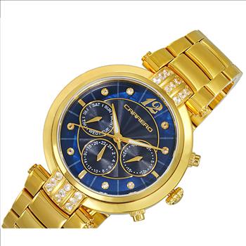 Lechateau Watches  Multi-function, Day-date Counter, Blue Mother of Pearl Dial, CL1G03BU, Retail at (MSRP: $1,668.00)