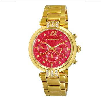 Lechateau Watches Multi-function, Day-date Counter, Blue Mother of Pearl Dial, CL1G03RD, Retail at (MSRP: $1,668.00)