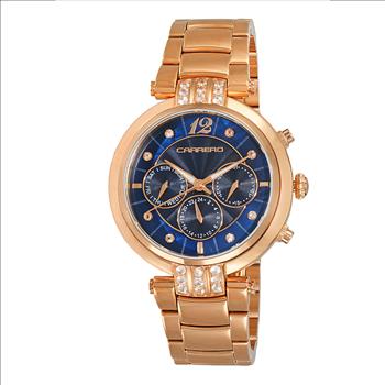 Lechateau Watches  Multi-function, Day-date Counter, Blue Mother of Pearl Dial, CL1R03BU, Retail at (MSRP: $1,668.00)