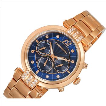 Lechateau Watches  Multi-function, Day-date Counter, Blue Mother of Pearl Dial, CL1R03BU, Retail at (MSRP: $1,668.00)