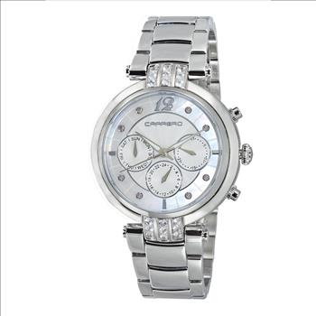 Lechateau Watches Multi-function, Day-date Counter, White Mother of Pearl Dial, CL1S03WT, Retail at (MSRP: $1,668.00)