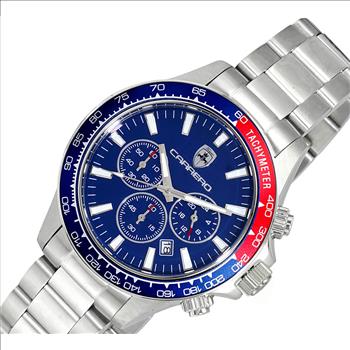 LeChateaue, CHRONOGRAPH MOVEMENT ,100 METER WATER RESISTANT, DATE DIAL, LCS866BURD , RETAIL AT (MSRP: $1,250.00)