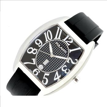 Lechateau,Men's Swiss Quartz Date Black Dial, Silcon Band 1Z-101K-SS, Retail at (MSRP: $895.00)