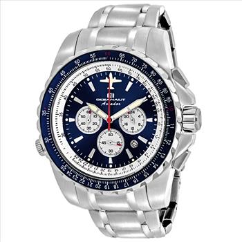 Oceanaut Men's  Aviador Pilot  Chronograph Mov't. Analog Display ,Green Dial  Quartz, OC0113- Retail at (MSRP: $850.00)