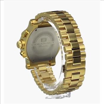 Oceanaut Men's Baccara XL Analog Display Quartz Gold Watch, OC0824  - Retail at (MSRP: $1,195.00)