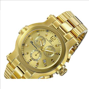 Oceanaut Men's Baccara XL Analog Display Quartz Gold Watch, OC0824  - Retail at (MSRP: $1,195.00)