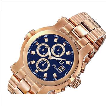 Oceanaut Men's Baccara XL Analog Display Quartz Rose Gold , OC0826  - Retail at (MSRP: $1,195.00)