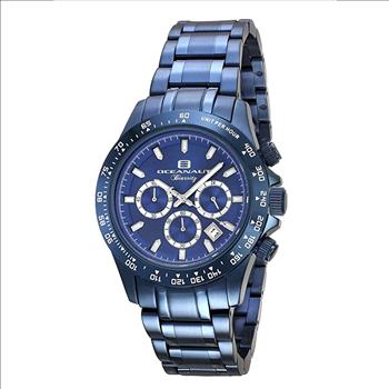 Oceanaut Men's Biarritz Analog Display Analog Chronograph Quartz Blue Watch,  - Retail at (MSRP: $895.00)
