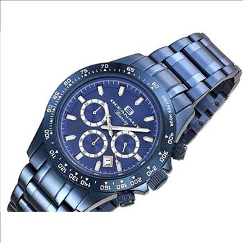 Oceanaut Men's Biarritz Analog Display Analog Chronograph Quartz Blue Watch,  - Retail at (MSRP: $895.00)
