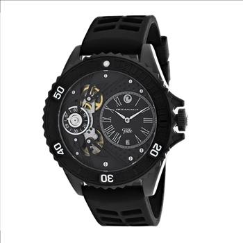 Oceanaut Men's, Chronograph Mov't.  Stainless steel case, Rubber strap,  Black and gray dial (MSRP: $795.00)