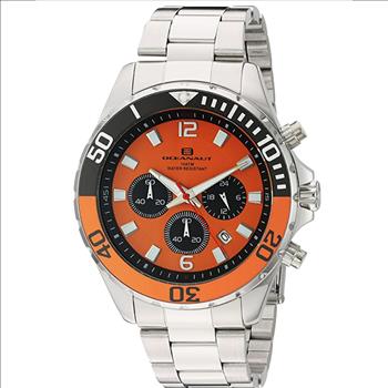 Oceanaut Men's 'Sevilla' Quartz Chronograp Stainless Steel Watch, Color:Silver-Toned, OC2522 - Retail at (MSRP: $450.00)