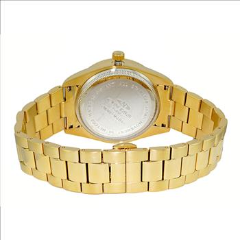 ONISS DAY-DATE WITH SUN RAY BLACK DIAL , ON3881-MGBK , RETAIL AT $345.00