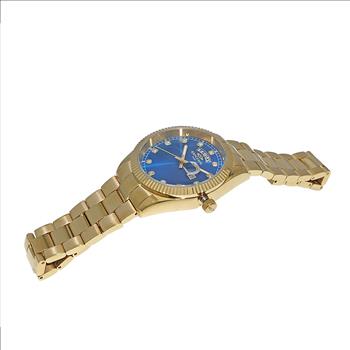 ONISS DAY-DATE WITH SUN RAY YELLOW DIAL , ON3881-MBBU , RETAIL AT (MSRP: $345.00)