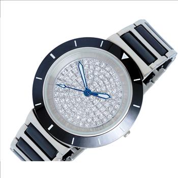 ONISS Ladies, Black High-tech Ceramic and Stainless Steel Case an Band, (MSRP:  $550.00)