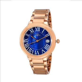 ONISS LADIES SWISS MOVEMENT, DATE MOP DIAL , ON1111-RGBU - RETAIL AT $420.00