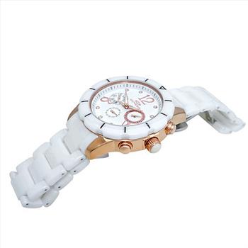 ONISS  Master Calendar, White High-tech Ceramic band and Stainless Steel Case with White Ceramic Bezel,  (MSRP: $ 550.00)