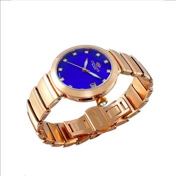 ONISS SWISS MOVEMENT, AUSTRIAN CRYSTAL ACCENT,RED  MOTHER OF PEARL DIAL, ON5559-31RGBU- RETAIL AT (MSRP: $425.00)