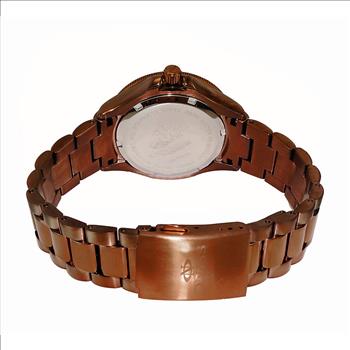 ONISS SWISS MOVEMENT, MULTI-COLOR AUSTRIAN CRYSTAL ACCENT, BROWN MOP DIAL,  ON7324-60_IPBN - RETAIL AT (MSRP:  $550.00)