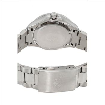 ONISS SWISS MOVEMENT, MULTI-COLOR AUSTRIAN CRYSTAL ACCENT, LIGHT BLUE DIAL,  ON7323-70LBU- RETAIL AT (MSRP: $550.00)