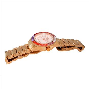 ONISS SWISS MOVEMENT, MULTI-COLOR AUSTRIAN CRYSTAL ACCENT, MOP DIAL,  ON7324-30_RGRG - RETAIL AT $550.00