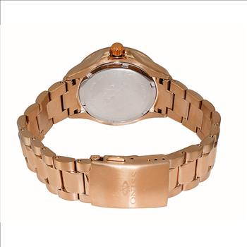 ONISS SWISS MOVEMENT, MULTI-COLOR AUSTRIAN CRYSTAL ACCENT, MOP DIAL,  ON7324-30_RGRG - RETAIL AT $550.00