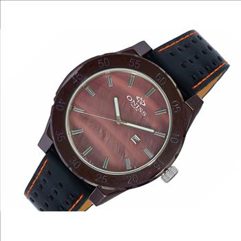 ONISS SWISS MOV'T, HIGH TECH CERAMIC, MOTHER OF PEARL DIAL , ON8174-MBN_LB - RETAIL AT $725.00