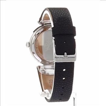 Roberti Bianci Women Stainless steel case, Leather strap, black mother of pearl dial, (MSRP: $350.00)