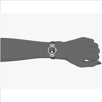 Roberti Bianci Women Stainless steel case, Leather strap, black mother of pearl dial, (MSRP: $350.00)