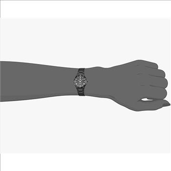 Roberto Bianci, Stainless steel case and bracelet, Black dial, Quartz movement, Retail at (MSRP: $195.00)