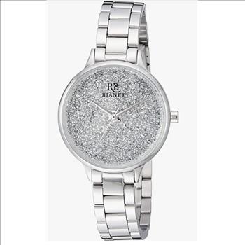 Roberto Bianci Women's Qartz Stainless Steel Strap, Silver-, Model: RB0246 Retal  at  (MSRP:$295.00)
