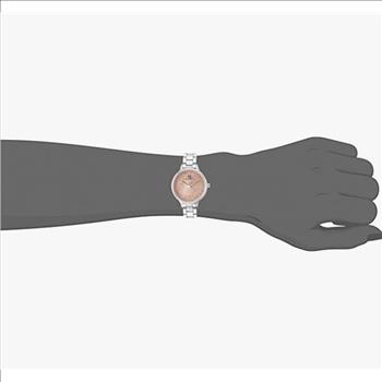 Roberto Bianci Women's Quartz, Silver-Pink, Model: RB0245 Retal  at  (MSRP:$295.00)