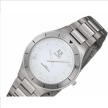 Roberto Bianci Women's Stainless steel cas and bracelet, White dial, (MSRP: $195.00)