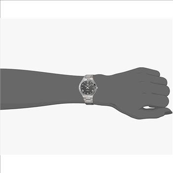 ROBERTO BIANCI Women's, Stainless steel case, Stainless steel bracelet, Black dial, (MSRP: $195.00)