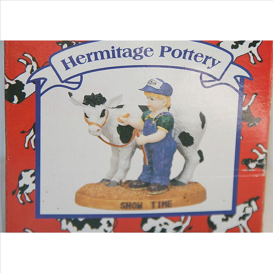 Hermitage Pottery Show Time Polyresin Figurine 5" Property Room