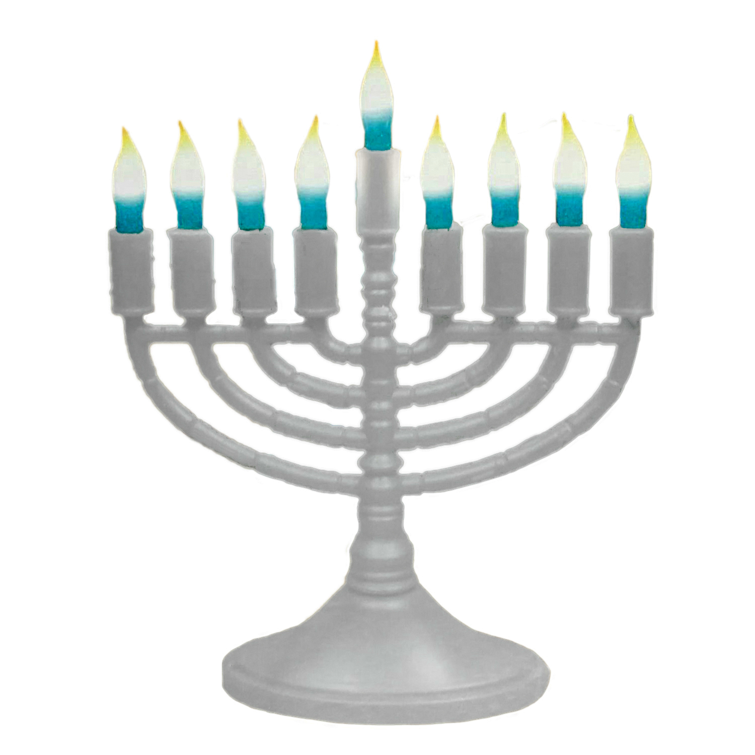 Hanukkah Light Up Menorah Candelabra Property Room