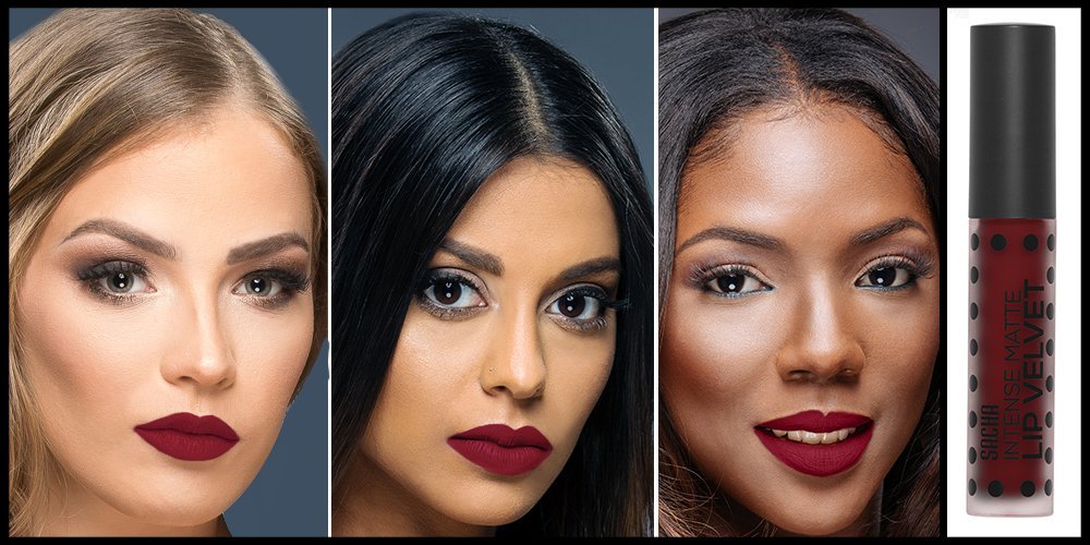 New Sacha Velvet Lipstick Long Lasting Property Room