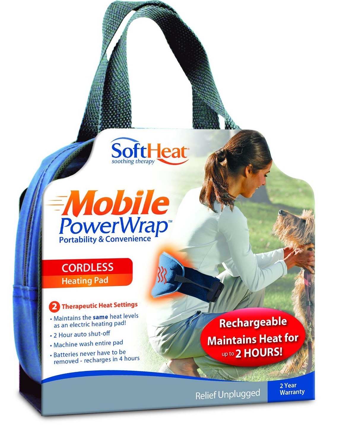 Mobile PowerWrap Cordless Heating Pad Property Room