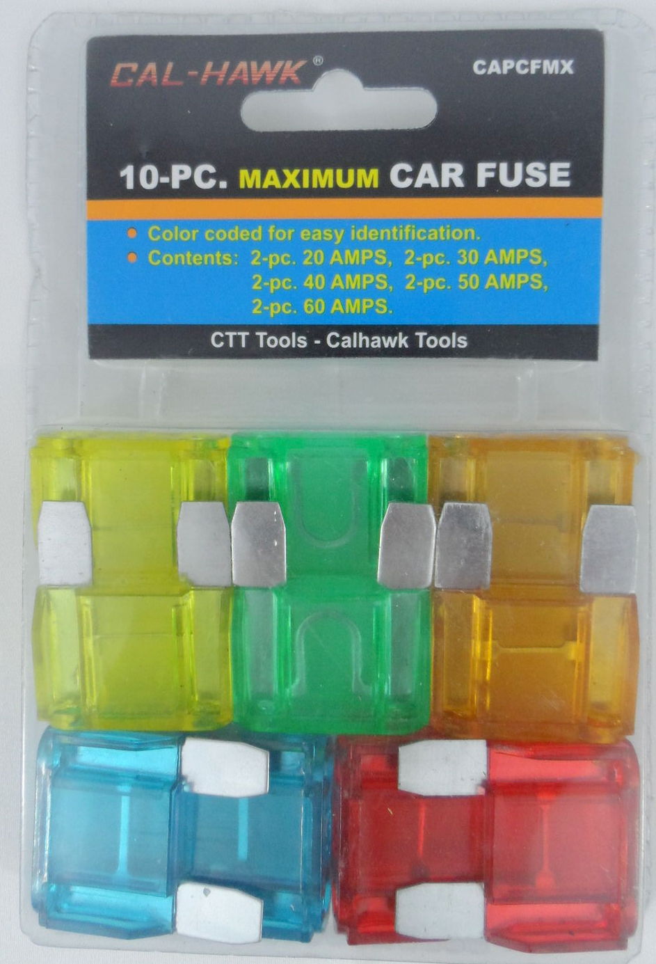 2 Pack 10pc MAXI Maximum Car Blade Fuse Assortment Set Auto Boat Truck