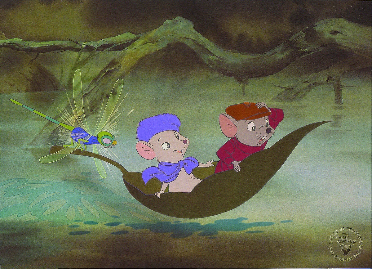 1999 DISNEY STORE EXCLUSIVE LITHOGRAPH: The RESCUERS 11”X14” Litho with ...