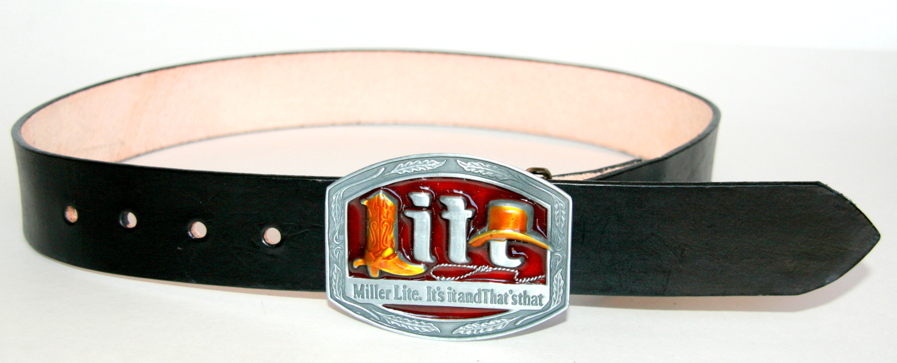 miller lite belt buckle