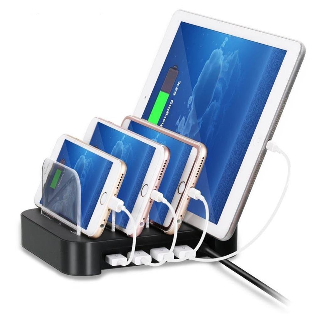 New Usb Charging Station Asltoy 4 Port 34w 6 8a New Usb Charging Station Asltoy 4 Port 34w 6 8a Dock Desktop Stand Organizer Multiple Cell Phone Charger