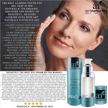 Art Naturals Natural Eye Cream Gel