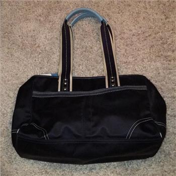 Coach Signature Handbag Nylon