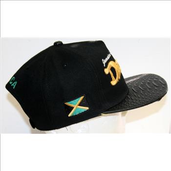 New Jamaican Classic Leather Brim Cap